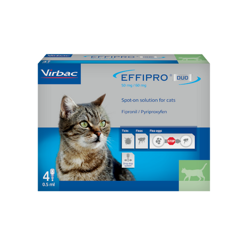 Effipro Spot On Cat Flea Treatment (4 pipettes)