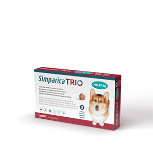 Simparica Trio Chewable Tablets for Dogs - Prescription Required