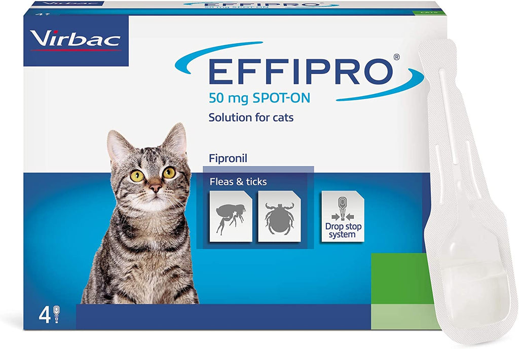 Effipro Spot On Cat Flea Treatment 4 pipettes Vetscriptions